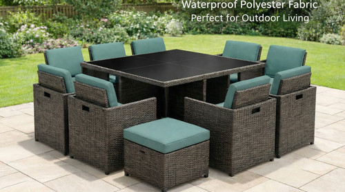 12pc rattan garden - 12pc,