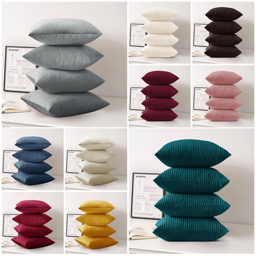 Velvet cushion covers - velvet, or