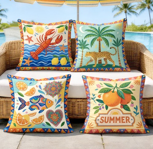 New mediterranean cushion - 4x,