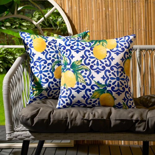 Outdoor cushion cover lemon - cushion,