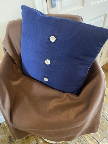 Cotton fine cord cushion - cushion, cover