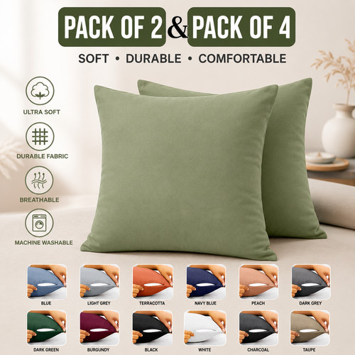 Pack plain dyed cushion - plain,